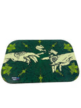 Cargar la imagen en la vista de la galería, Puff & Pass Metal Tray w/ Magnetic Lid - Green by Puff & Pass - view 2 | Buddy Brandz

