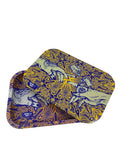 Load image into Gallery viewer, Puff & Pass Metal Tray w/ Magnetic Lid - Orange by Puff & Pass | Buddy Brandz
