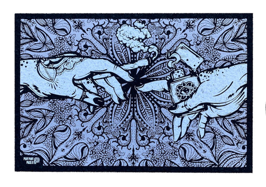 Puff & Pass UV Moodmat - Gray by Moodmats | Buddy Brandz | Buddy Brandz