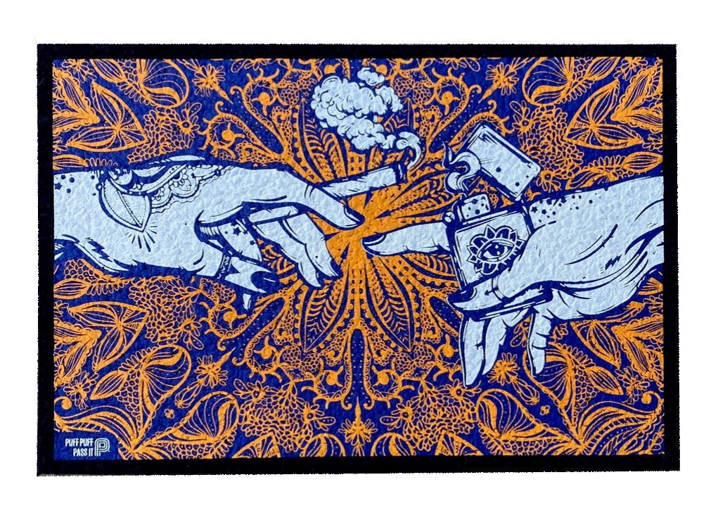 Puff & Pass UV Moodmat - Orange by Moodmats | Buddy Brandz