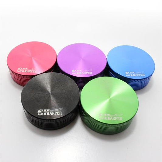Sharper 2 Piece Grinder - 2.2" (55mm) by n/a | Buddy Brandz | Buddy Brandz