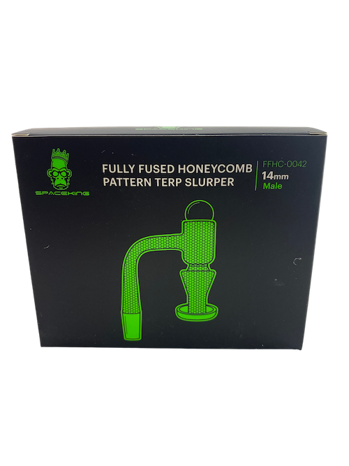 Space King Fully Fused Honeycomb Pattern Terp Slurper by Space King - view 5 | Buddy Brandz