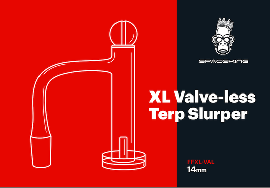 Space King XL Valve-less Terp Slurper (Red Black) by Space King - view 2 | Buddy Brandz - alternate view | Buddy Brandz