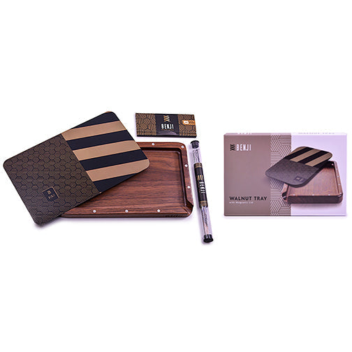 Benji - Walnut Tray w/ Magnetic Lid Kit by Benji - view 10 | Buddy Brandz