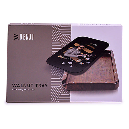 Benji - Walnut Tray w/ Magnetic Lid Kit by Benji - view 11 | Buddy Brandz