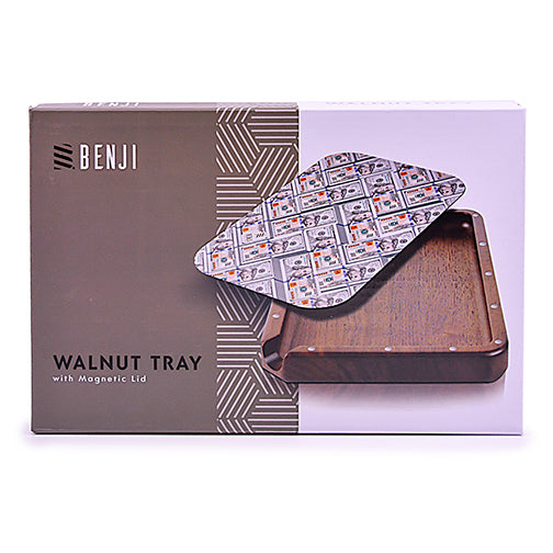 Benji - Walnut Tray w/ Magnetic Lid Kit by Benji - view 15 | Buddy Brandz