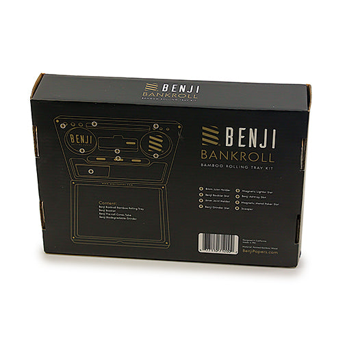 Benji - Bankroll Bamboo Tray Kit by Benji - view 3 | Buddy Brandz