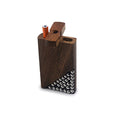 Cargar la imagen en la vista de la galería, Handmade Wooden Studded Dugout w/ One Hitter by India Art Collection | Buddy Brandz
