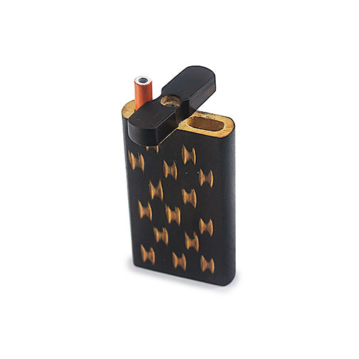 Handmade Wooden Carved Black Dugout w/ One Hitter by India Art Collection | Buddy Brandz