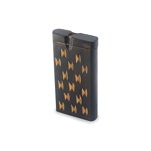 Handmade Wooden Carved Black Dugout w/ One Hitter by India Art Collection - view 2 | Buddy Brandz