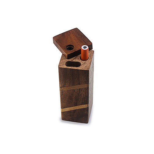 Handmade Wooden Striped Dugout w/ One Hitter by India Art Collection | Buddy Brandz