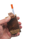 Load image into Gallery viewer, Handmade Wooden Wave Pattern Dugout w/ One Hitter by India Art Collection - view 2 | Buddy Brandz
