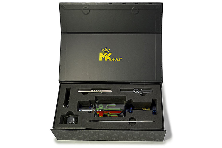 MK Glass Cactus Nectar Collector Kit by MK Glass - view 4 | Buddy Brandz