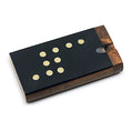Cargar la imagen en la vista de la galería, Handmade Wooden Blacked Out Stud Dugout w/ One Hitter by India Art Collection - view 2 | Buddy Brandz
