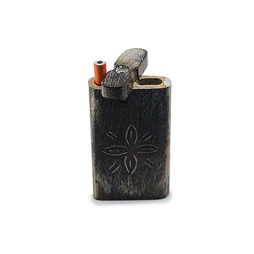 Handmade Wooden Flower Dugout w/ One Hitter by India Art Collection - view 3 | Buddy Brandz