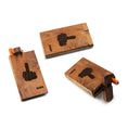 Load image into Gallery viewer, Handmade Wooden Middle Finger Dugout w/ One Hitter by India Art Collection - view 4 | Buddy Brandz
