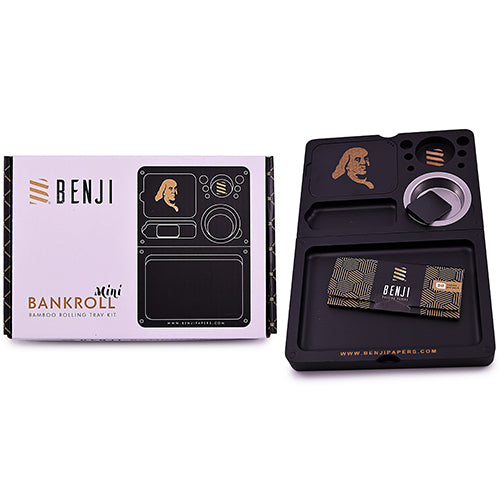 Benji - Bankroll Mini Bamboo Tray Kit by Benji - view 4 | Buddy Brandz