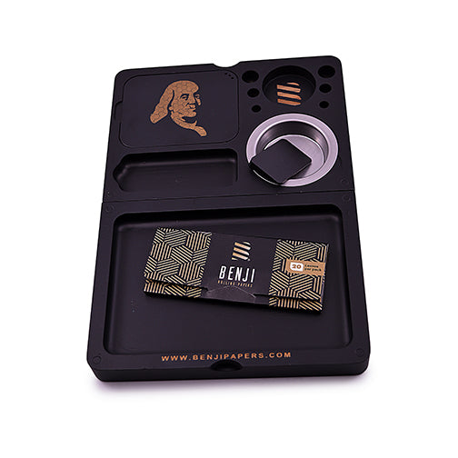 Benji - Bankroll Mini Bamboo Tray Kit by Benji | Buddy Brandz