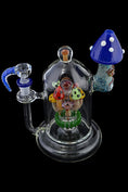 Load image into Gallery viewer, Detailed Handmade Mushroom Glass Water Pipe by FC - view 6 | Buddy Brandz
