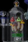 Load image into Gallery viewer, Detailed Handmade Mushroom Glass Water Pipe by FC - view 8 | Buddy Brandz
