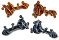 Load image into Gallery viewer, Built-in Miniature Pipes on Wig Wag Pipe by FC - view 5 | Buddy Brandz
