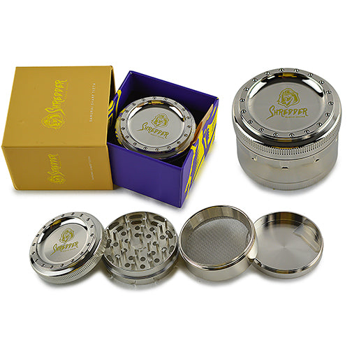 Shredder Grinder - Fancy Rims (2.5")(63mm) by Shredder | Buddy Brandz | Buddy Brandz