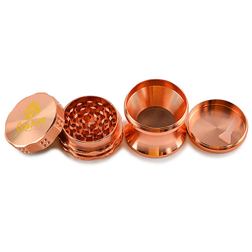 Shredder Grinder - Rose Curvy (2")(50mm) by Shredder - view 3 | Buddy Brandz