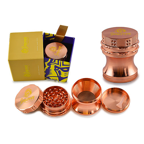 Shredder Grinder - Rose Curvy (2")(50mm) by Shredder | Buddy Brandz | Buddy Brandz