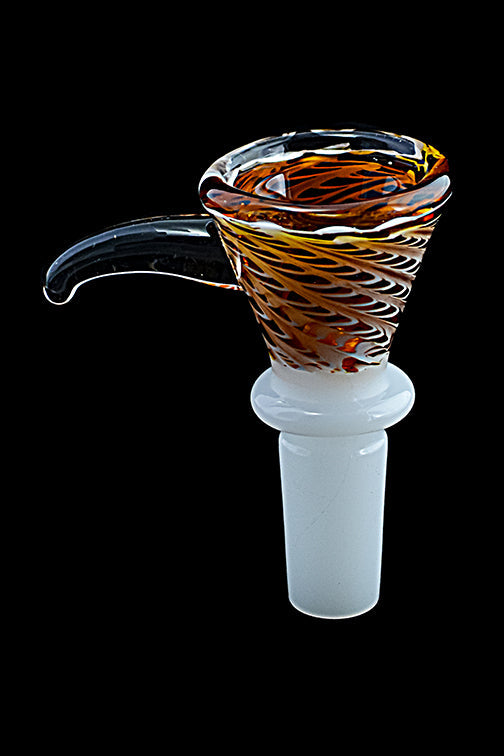White Base Colored Glass Bowl by Raj LEAF Enterprise - view 2 | Buddy Brandz