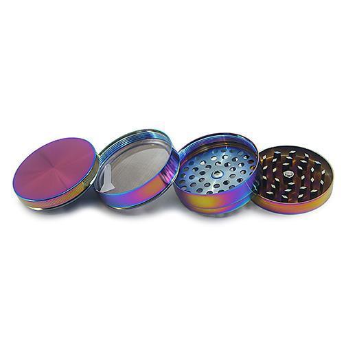 Shredder Grinder - Rainbow (2")(50mm) by Shredder - view 2 | Buddy Brandz - alternate view | Buddy Brandz
