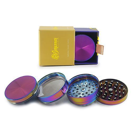 Shredder Grinder - Rainbow (2")(50mm) by Shredder - view 3 | Buddy Brandz