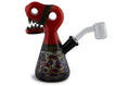 Load image into Gallery viewer, Dino Head Dichro Glass Rig by FC - view 4 | Buddy Brandz

