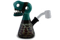 Load image into Gallery viewer, Dino Head Dichro Glass Rig by FC - view 3 | Buddy Brandz
