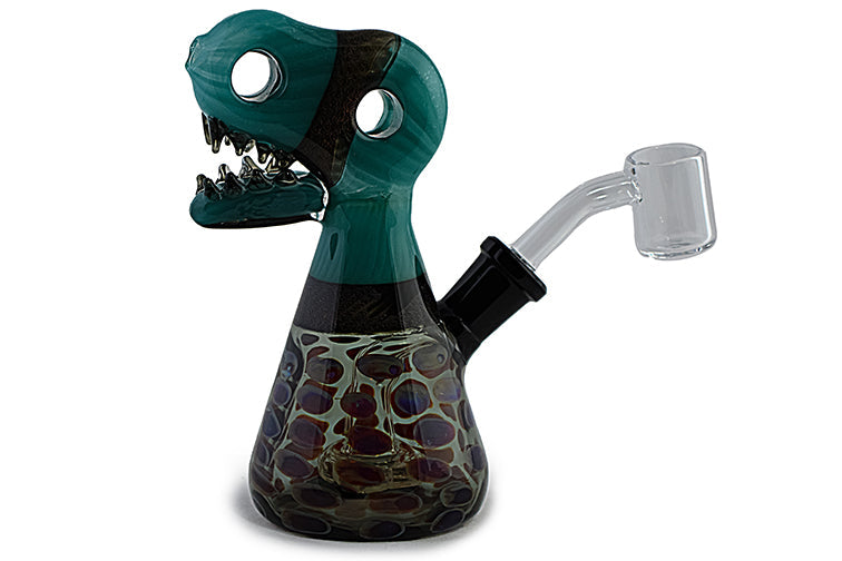 Dino Head Dichro Glass Rig by FC - view 3 | Buddy Brandz