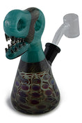 Load image into Gallery viewer, Dino Head Dichro Glass Rig by FC | Buddy Brandz
