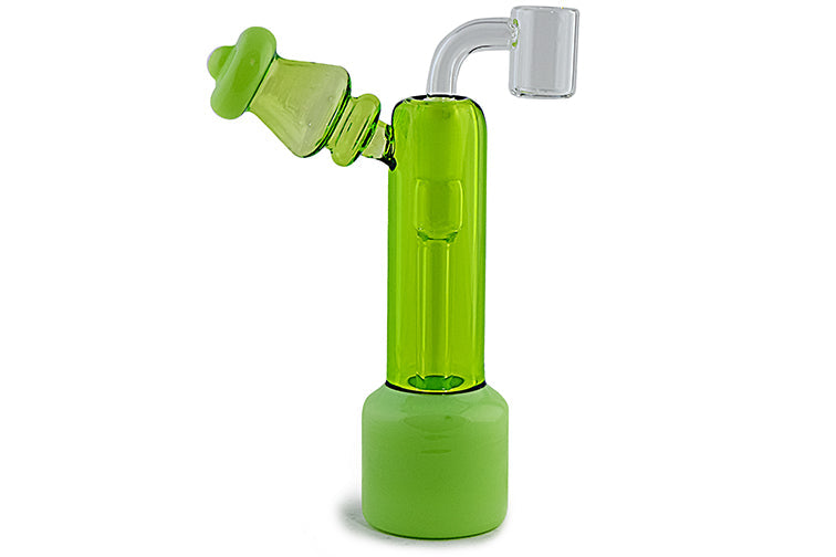 Straight Tube Milky Glass Rig Kit by FC - view 2 | Buddy Brandz