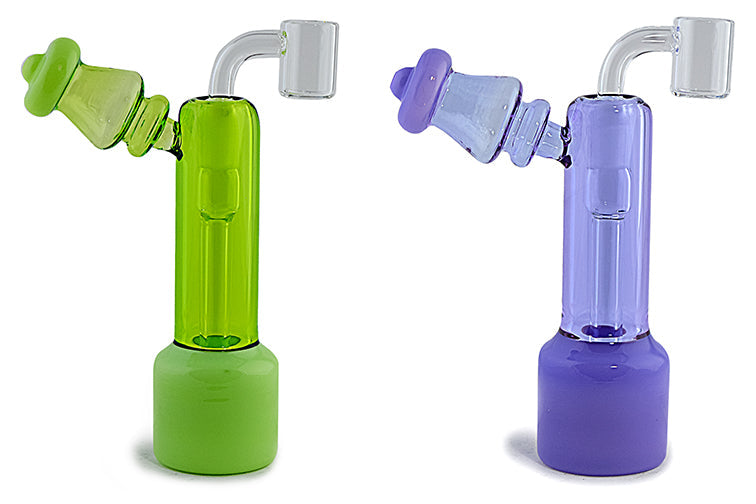 Straight Tube Milky Glass Rig Kit by FC | Buddy Brandz