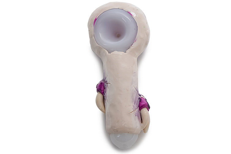Clay Monster Teeth Handpipe by FC - view 6 | Buddy Brandz