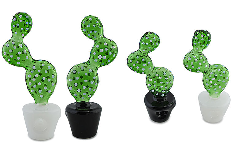 Cactus Pot Glass Pipe by FC - view 4 | Buddy Brandz