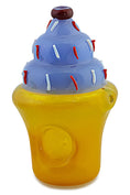 Load image into Gallery viewer, Ice Cream Cone Glass Pipe by FC - view 2 | Buddy Brandz
