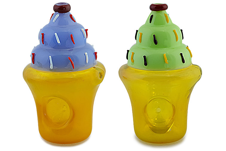 Ice Cream Cone Glass Pipe by FC | Buddy Brandz