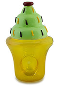 Load image into Gallery viewer, Ice Cream Cone Glass Pipe by FC - view 3 | Buddy Brandz
