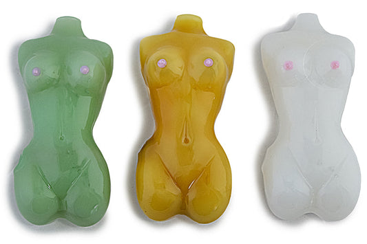 Female Body Glass Pipe by FC - view 2 | Buddy Brandz - alternate view | Buddy Brandz