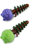 Load image into Gallery viewer, Mushroom Pine Tree Glass Pipe by FC | Buddy Brandz
