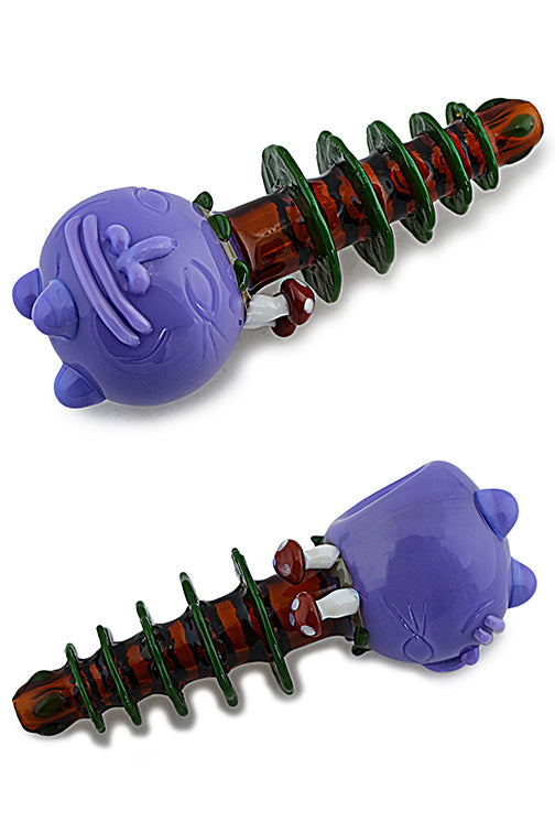 Mushroom Pine Tree Glass Pipe by FC - view 6 | Buddy Brandz