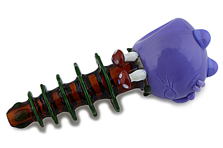 Mushroom Pine Tree Glass Pipe by FC - view 5 | Buddy Brandz