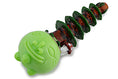 Load image into Gallery viewer, Mushroom Pine Tree Glass Pipe by FC - view 3 | Buddy Brandz
