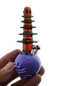 Load image into Gallery viewer, Mushroom Pine Tree Glass Pipe by FC - view 2 | Buddy Brandz
