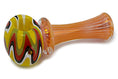 Load image into Gallery viewer, Silver & Gold Fumed Glass Pipe by FC - view 4 | Buddy Brandz

