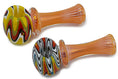 Load image into Gallery viewer, Silver & Gold Fumed Glass Pipe by FC - view 7 | Buddy Brandz
